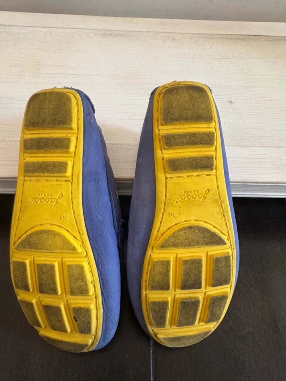Jacadi Blue Kids Moccasin Shoes